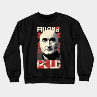 phil collins // vektor art design v4 Crewneck Sweatshirt